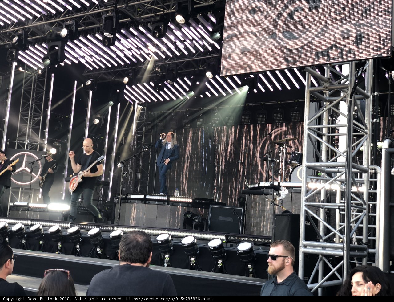 Band Rocks the Stage with Stunning Visuals