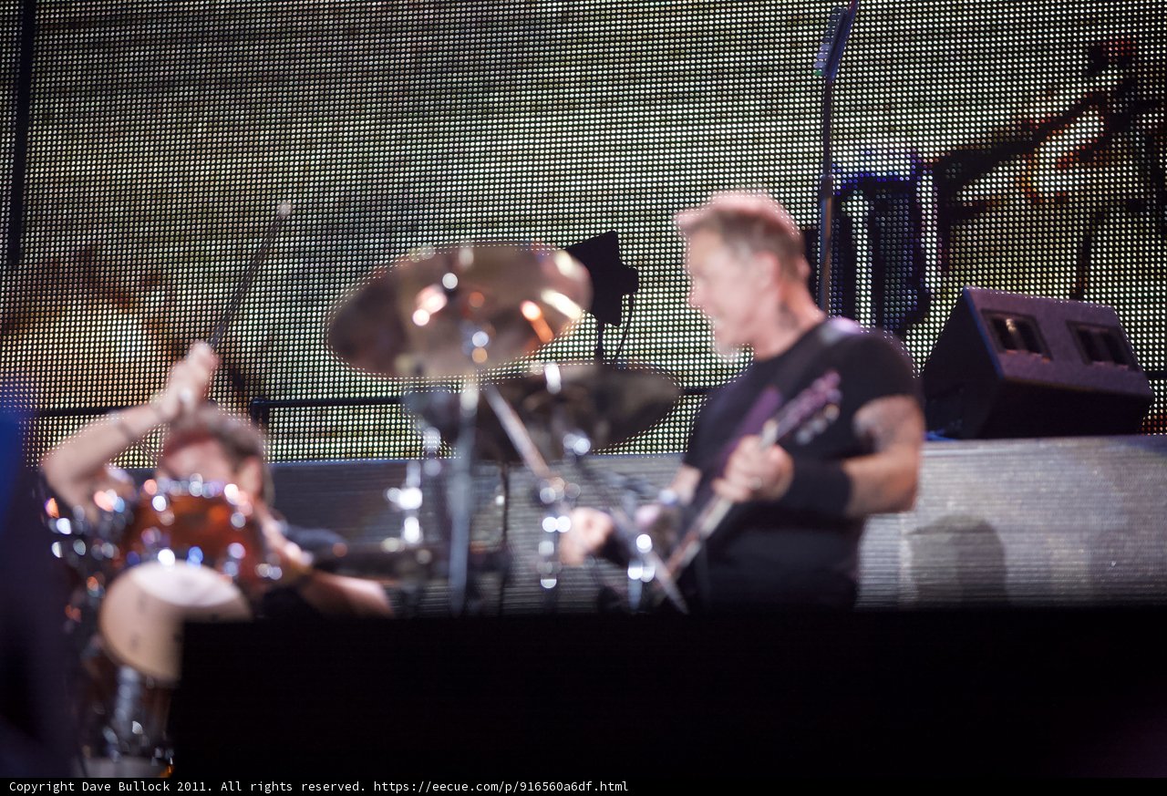 Drumming Duo on the Big Four Festival Stage
