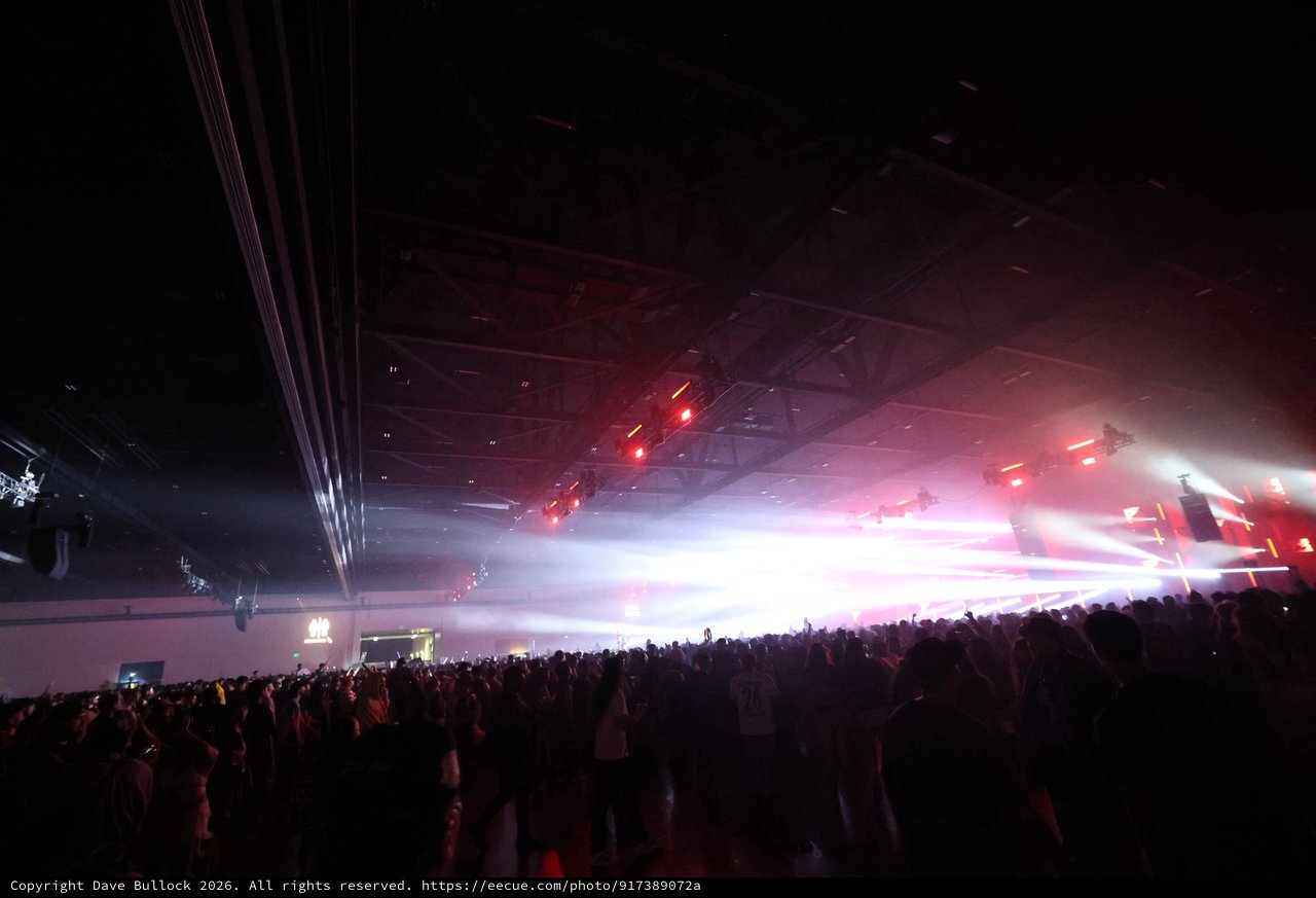 Massive Laser Light Show at Wobbleland 2026