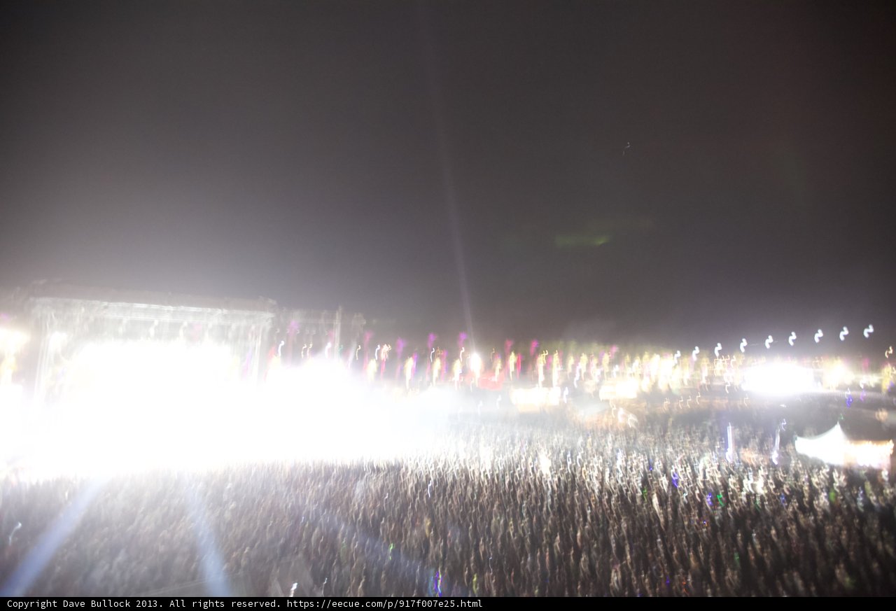 Igniting the Night: A Concert Crowd Comes Alive with Pyrotechnics
