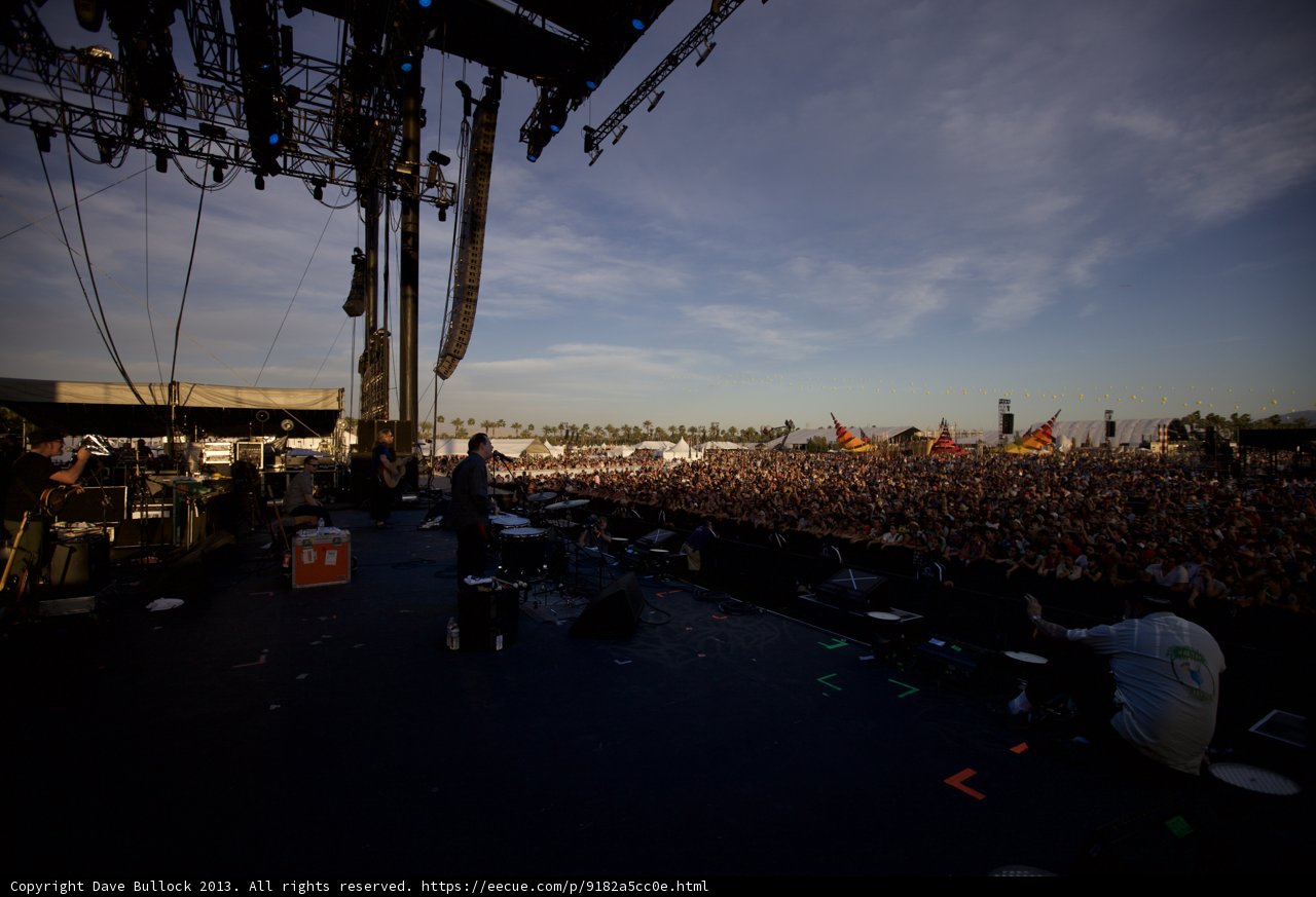 Coachella Crowd Jams Out on a Cloudy Day