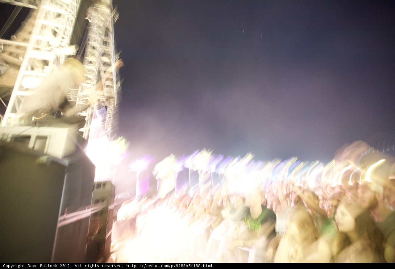 Blurred Chaos at the Coachella 2012 Concert