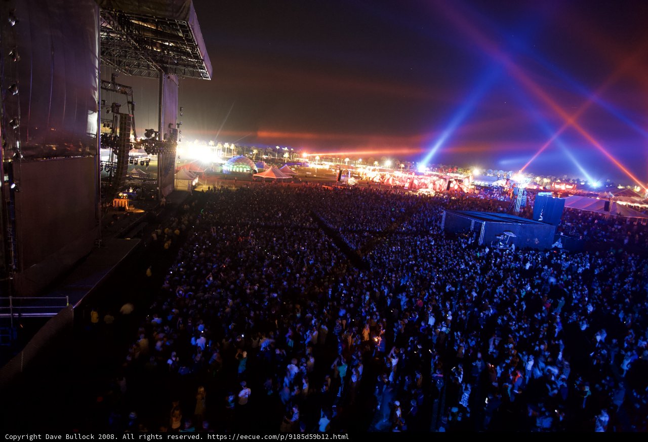 Bright Lights and Big Crowds at Coachella Music Festival 2008