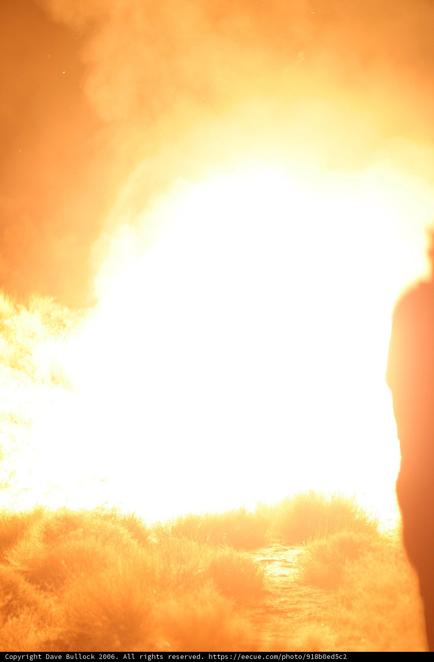 Flare in the Desert