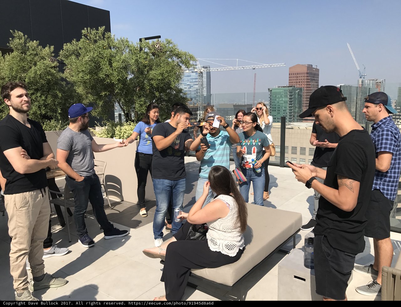 Rooftop Solar Eclipse Viewing Party in the City