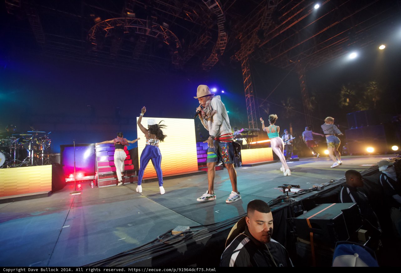 Pharrell Williams Rocking the Empire Polo Club Stage