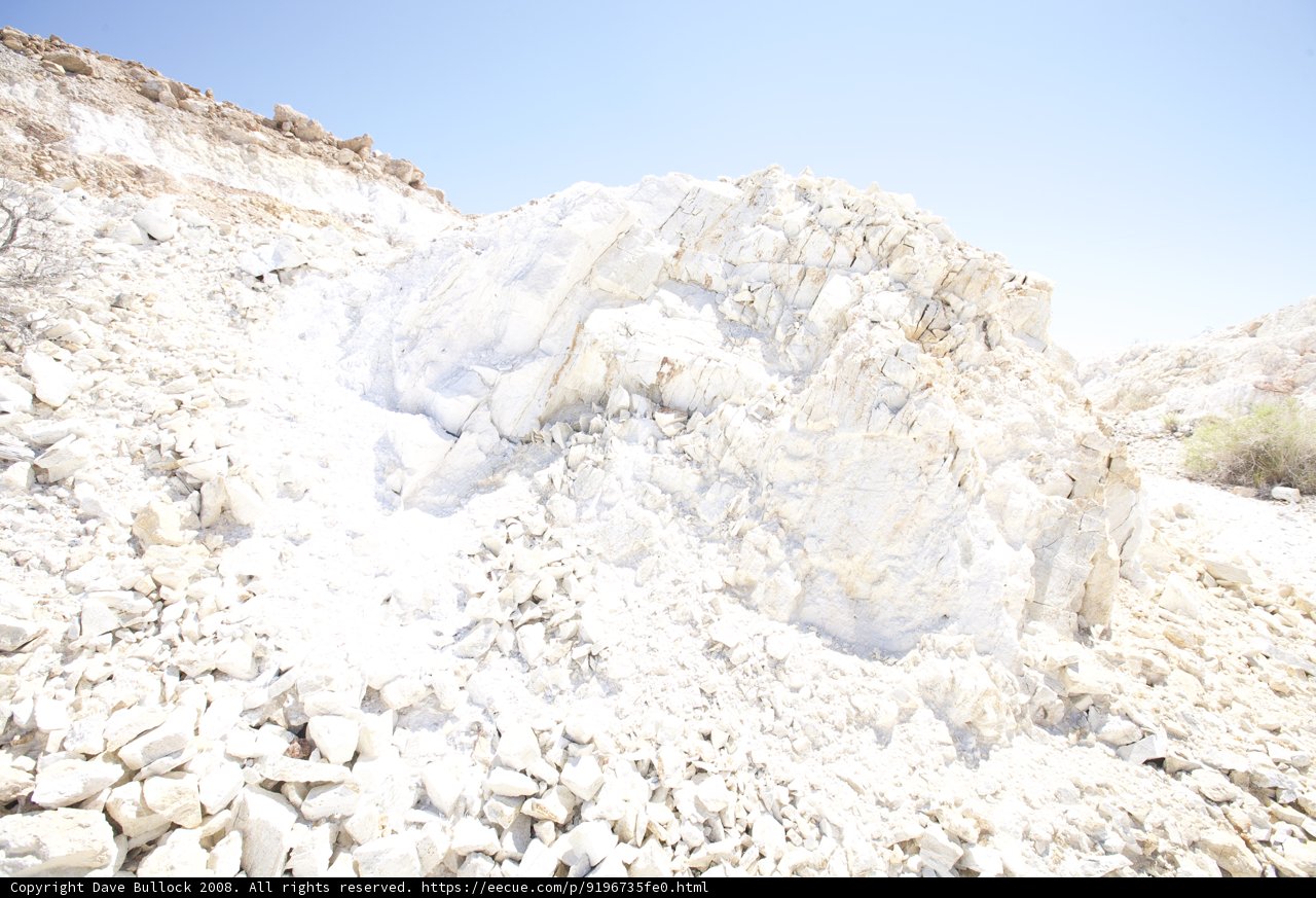 White Rocks in the Desert