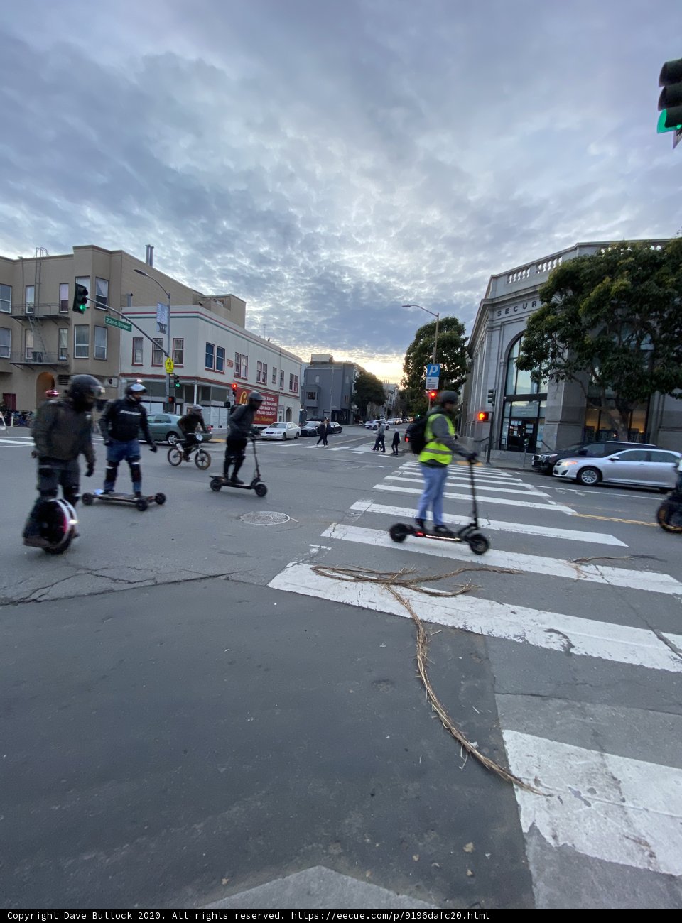 Skateboarding in the City