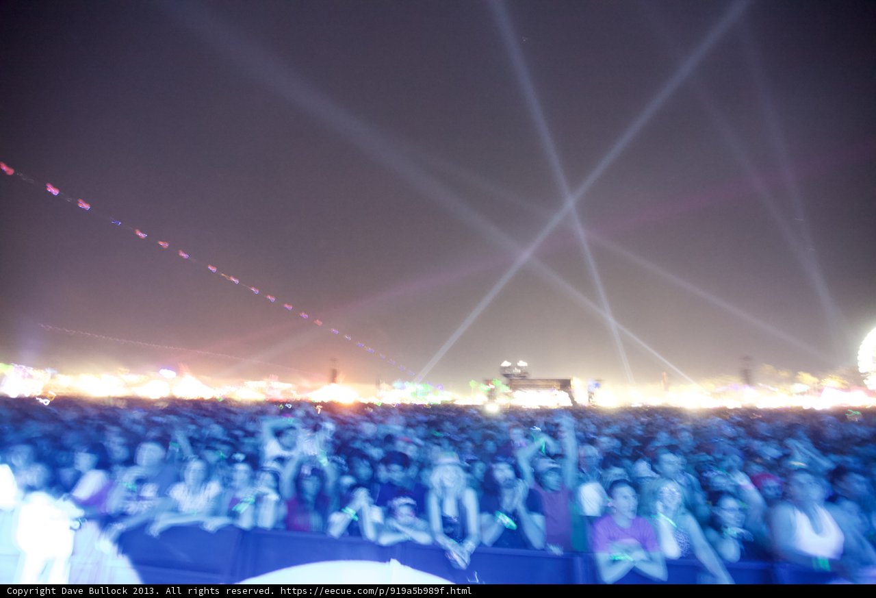 Lights and Faces at Coachella
