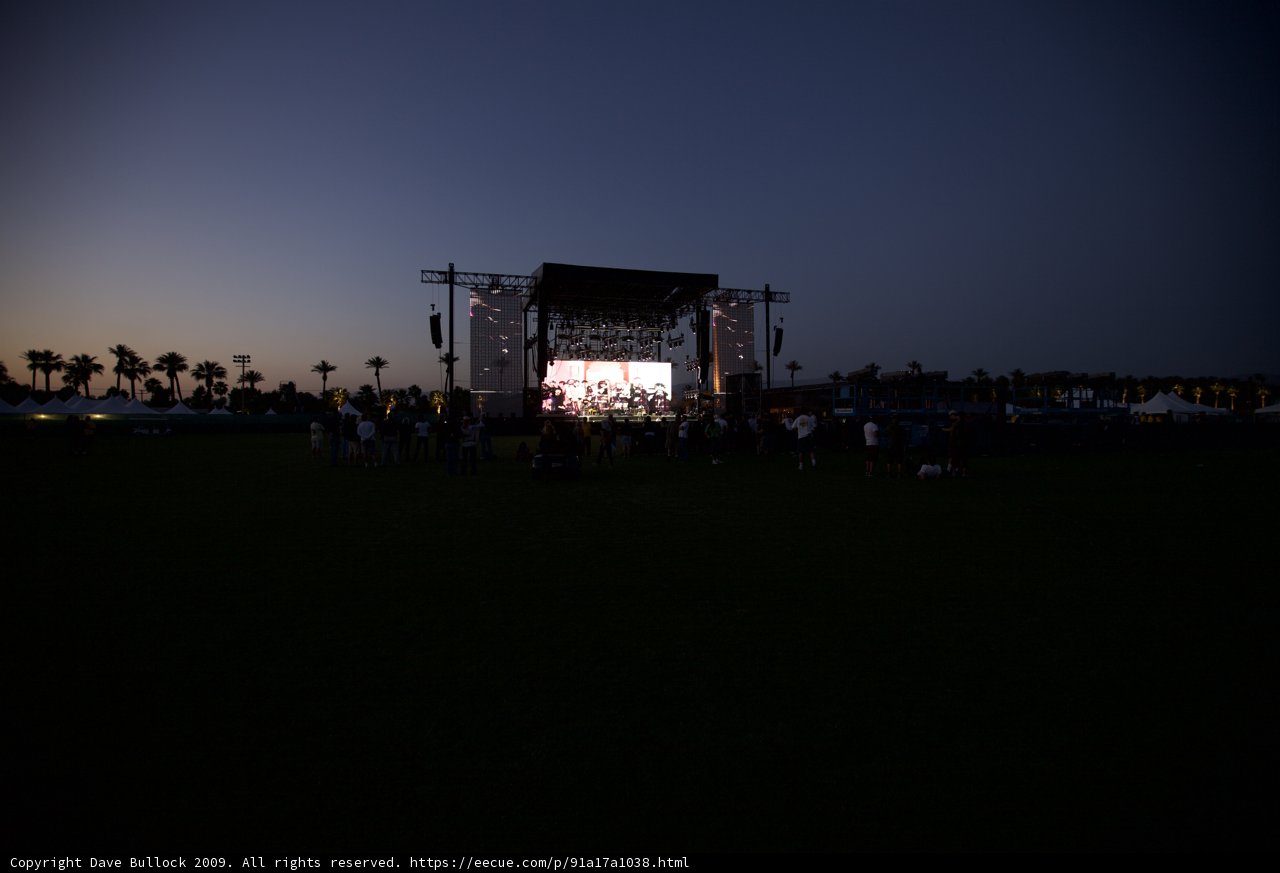 Dusk Performance on Coachella Stages
