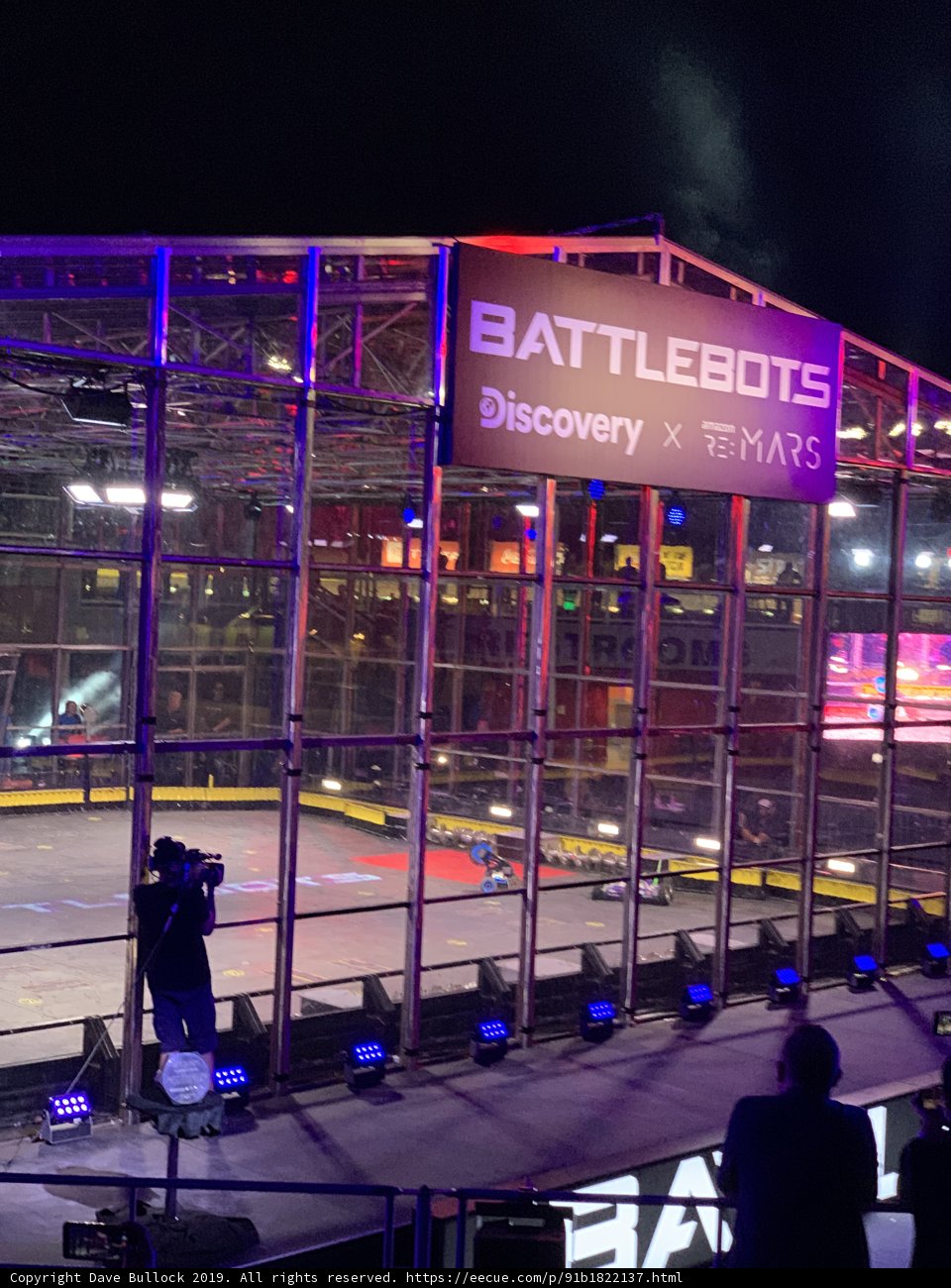 Nighttime Stage at Las Vegas Motor Speedway