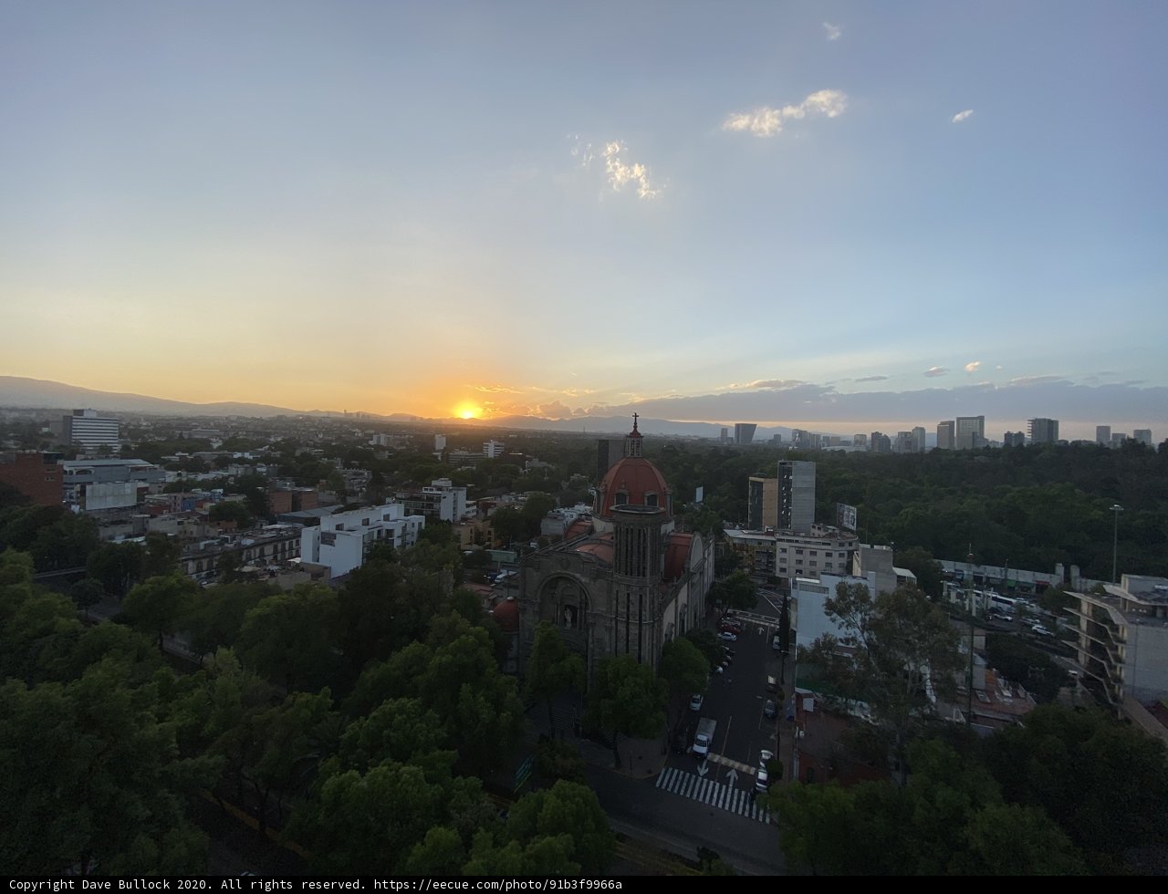 Fiery Skyline