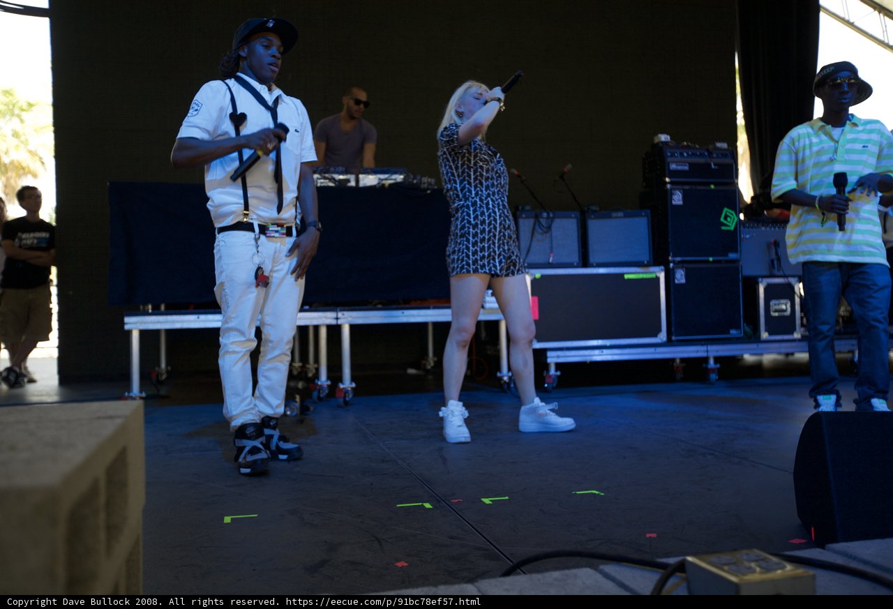 DJ Mehdi rocks the Coachella 2008 stage