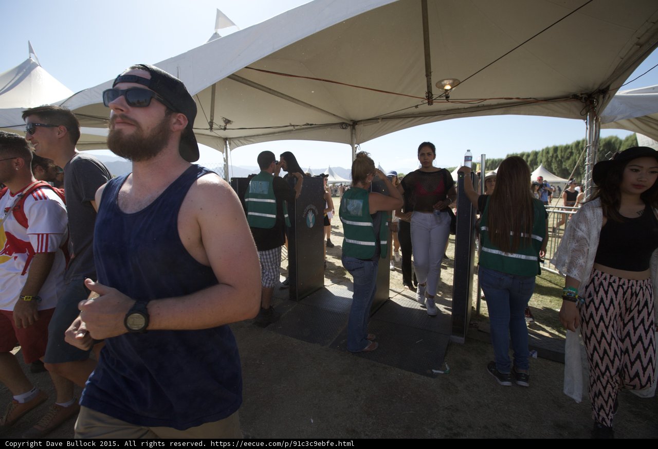 Chilling Under the Coachella Tent