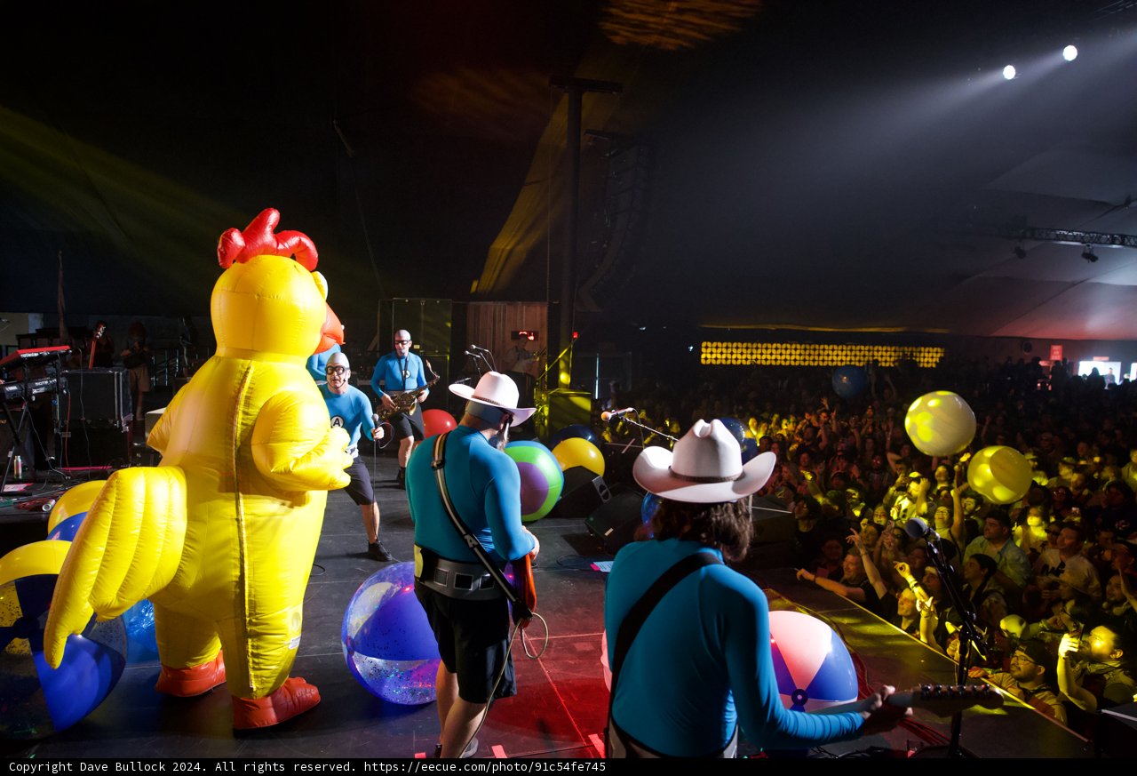 Eccentric Beats at Coachella 2024: A Burst of Color and Music