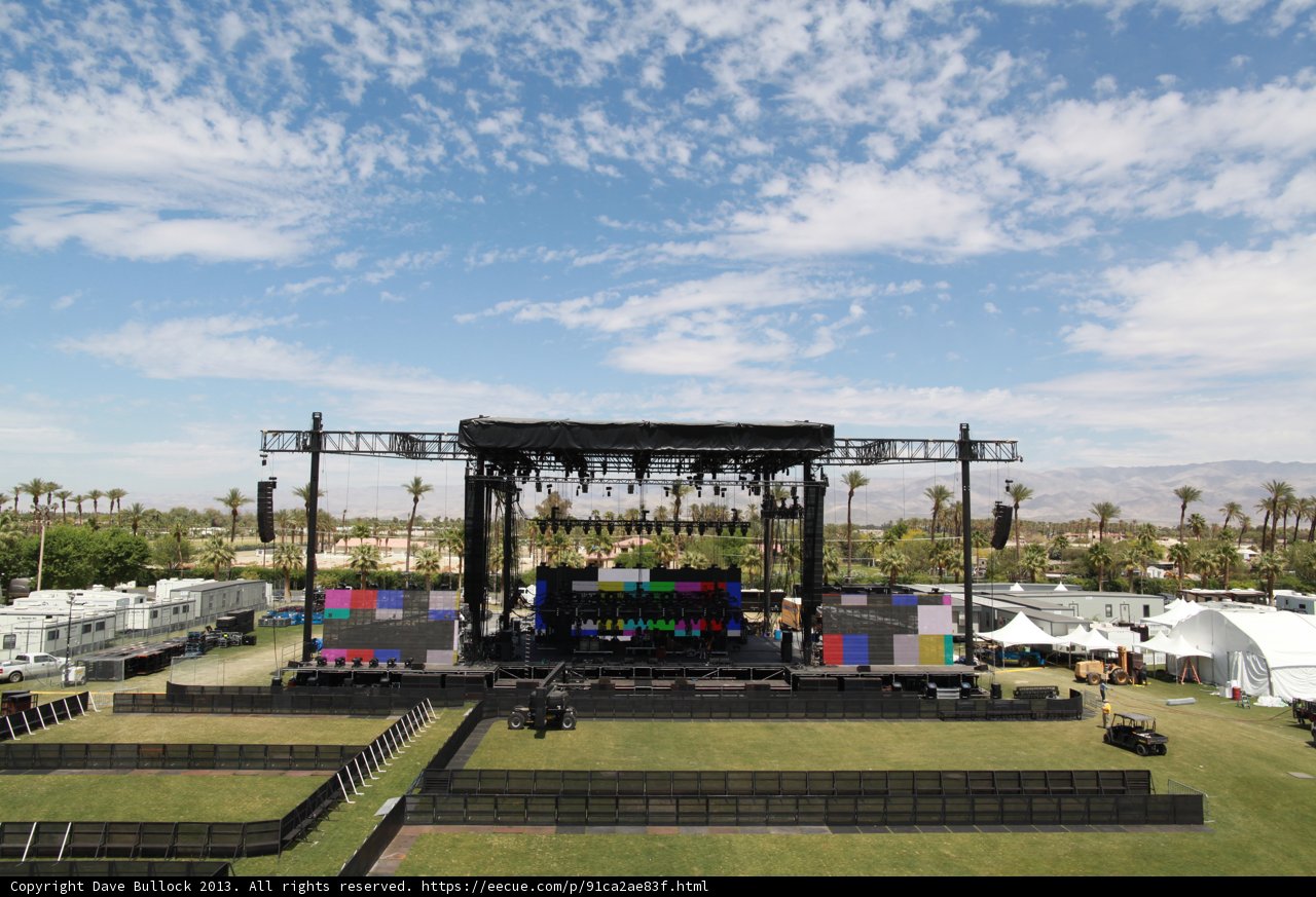 Concert Set-Up in the Field