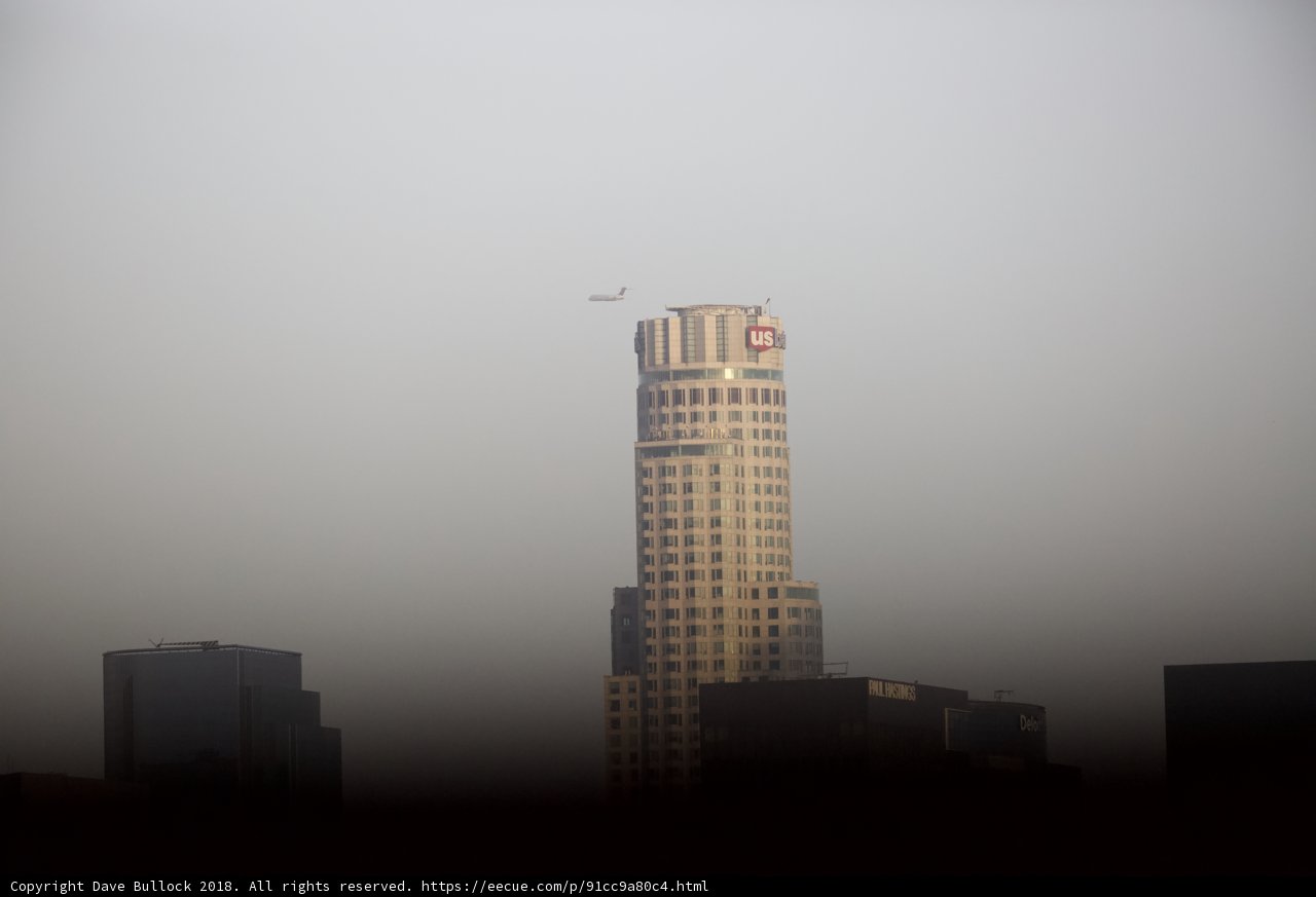 Flying Over the Foggy Metropolis