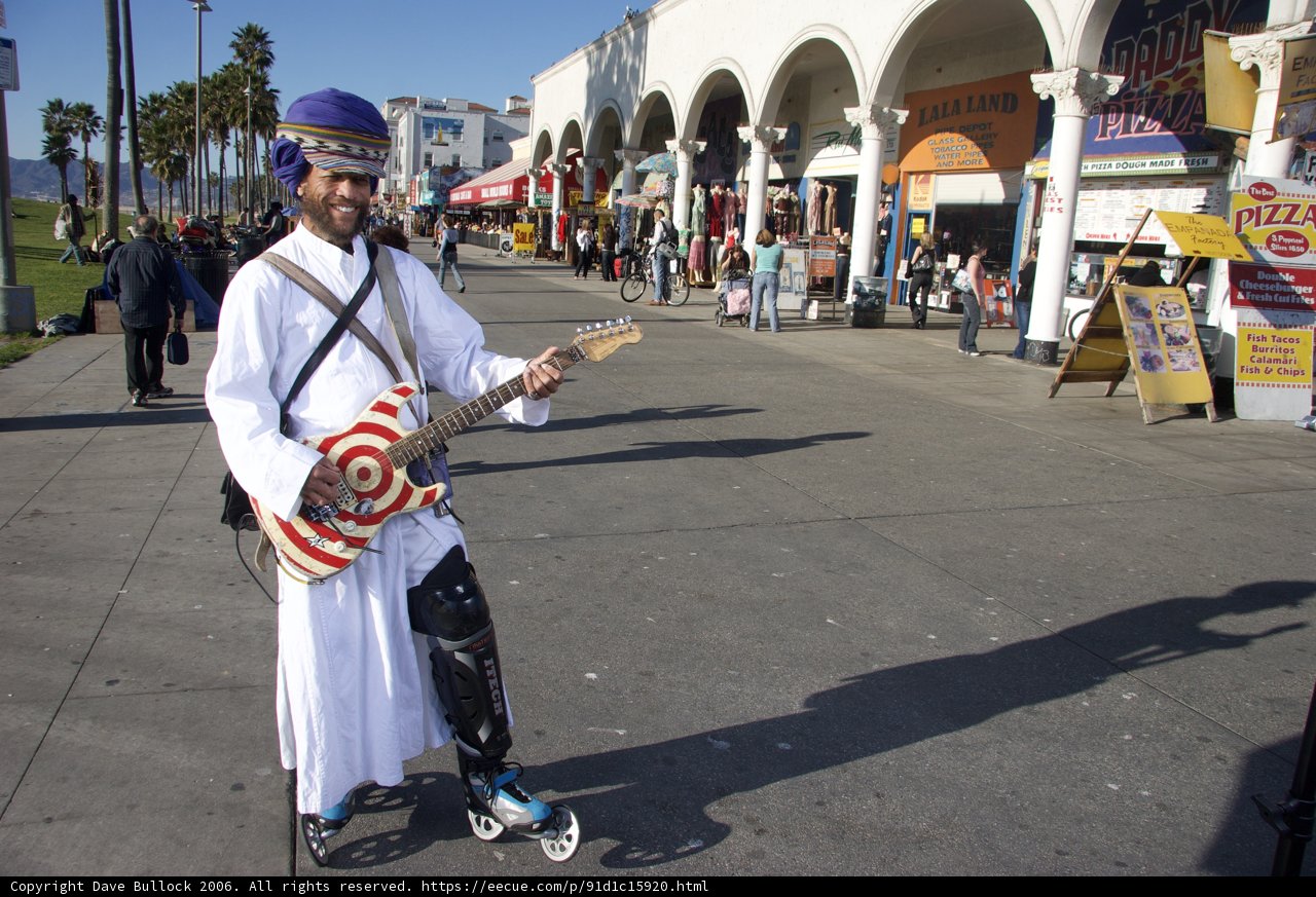 The Guitarist in White