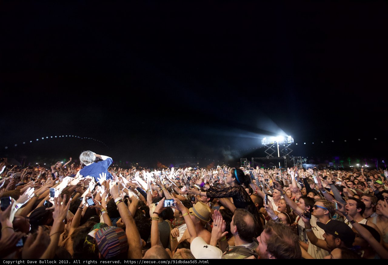 Crowd Goes Wild at Coachella Concert