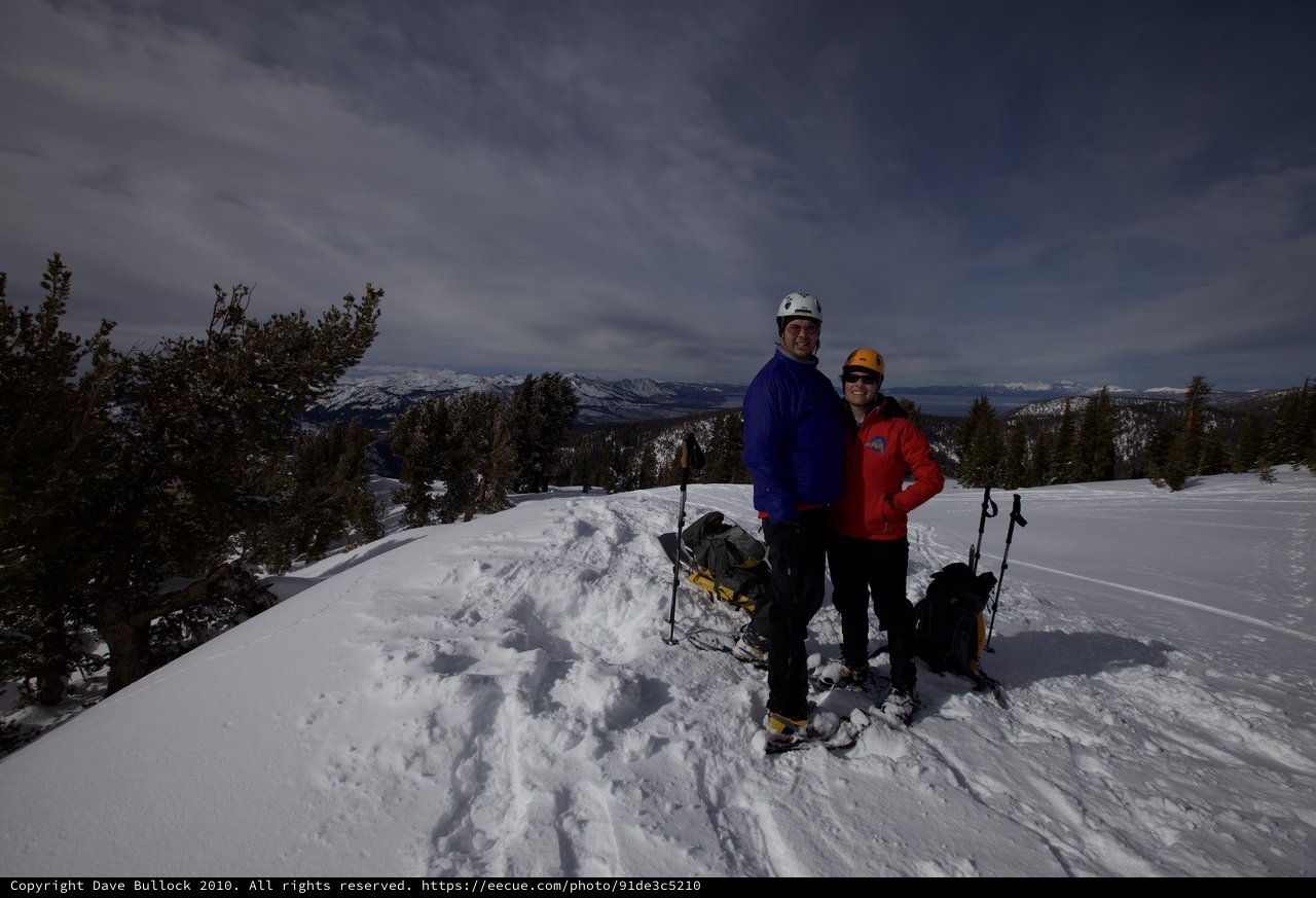 Summit Smiles at Lake Tahoe in Winter