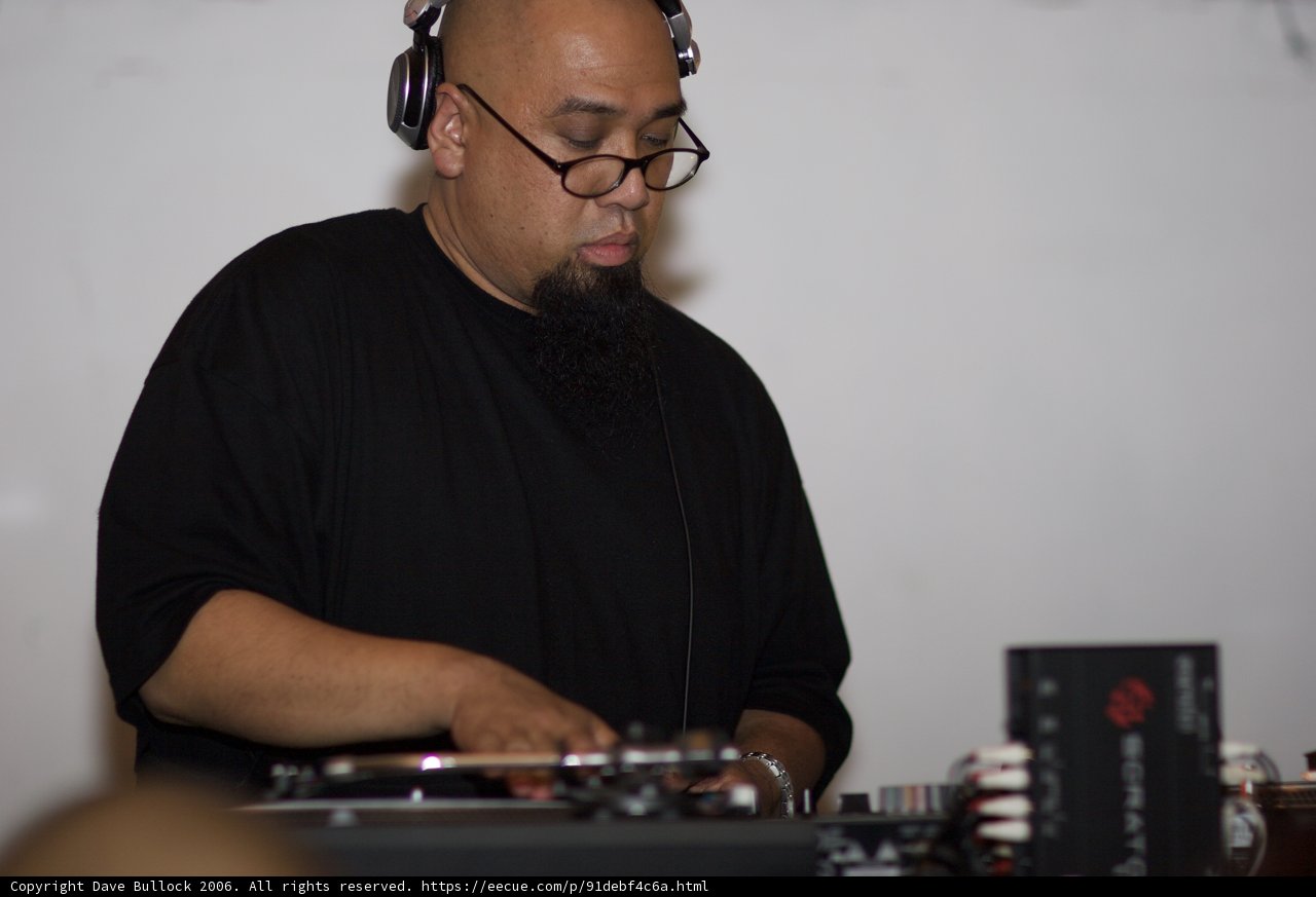 DJ Rhettmatic Entertaining the Crowd