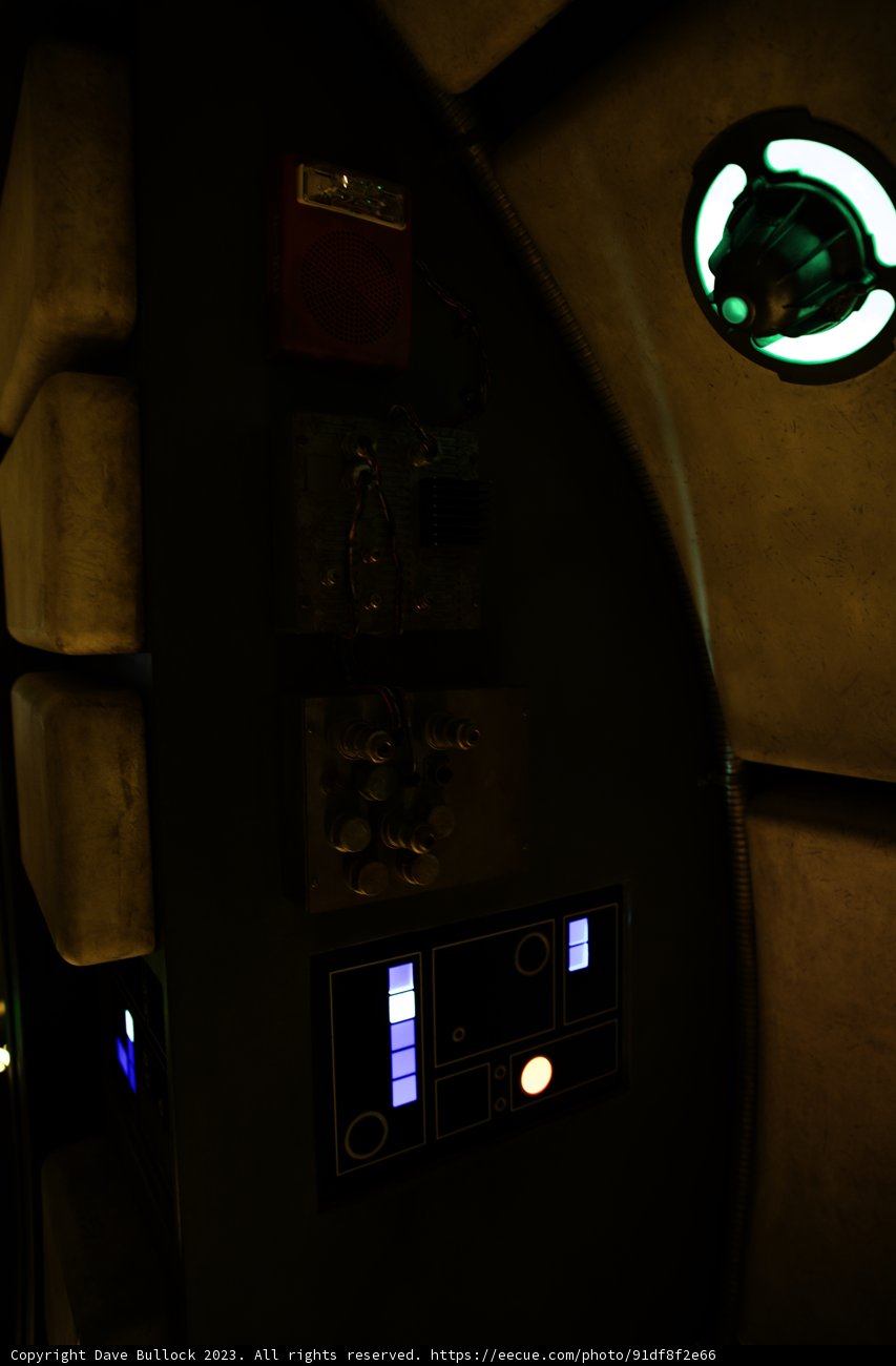 Futuristic Ship Control Panel