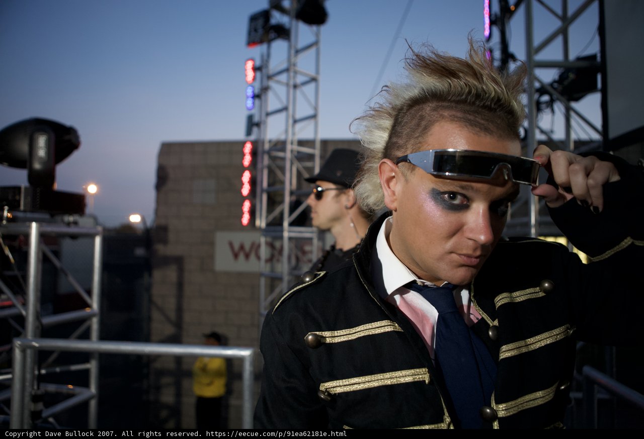 Mohawked Man with Glasses