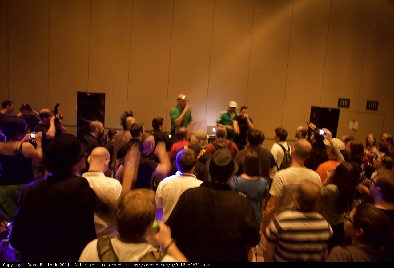 Green-Shirted Man in the Crowd