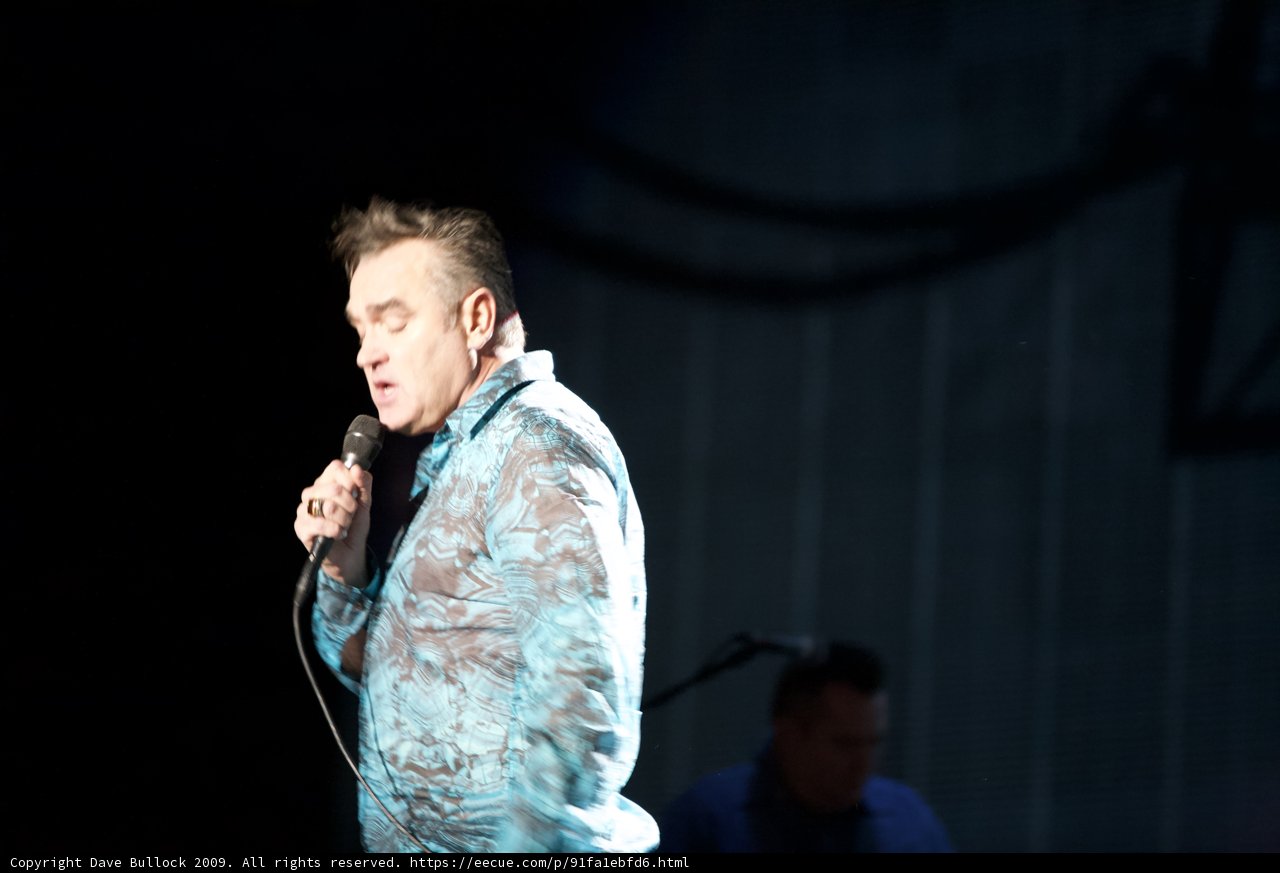 Morrissey Sings to the Crowd at Coachella 2009