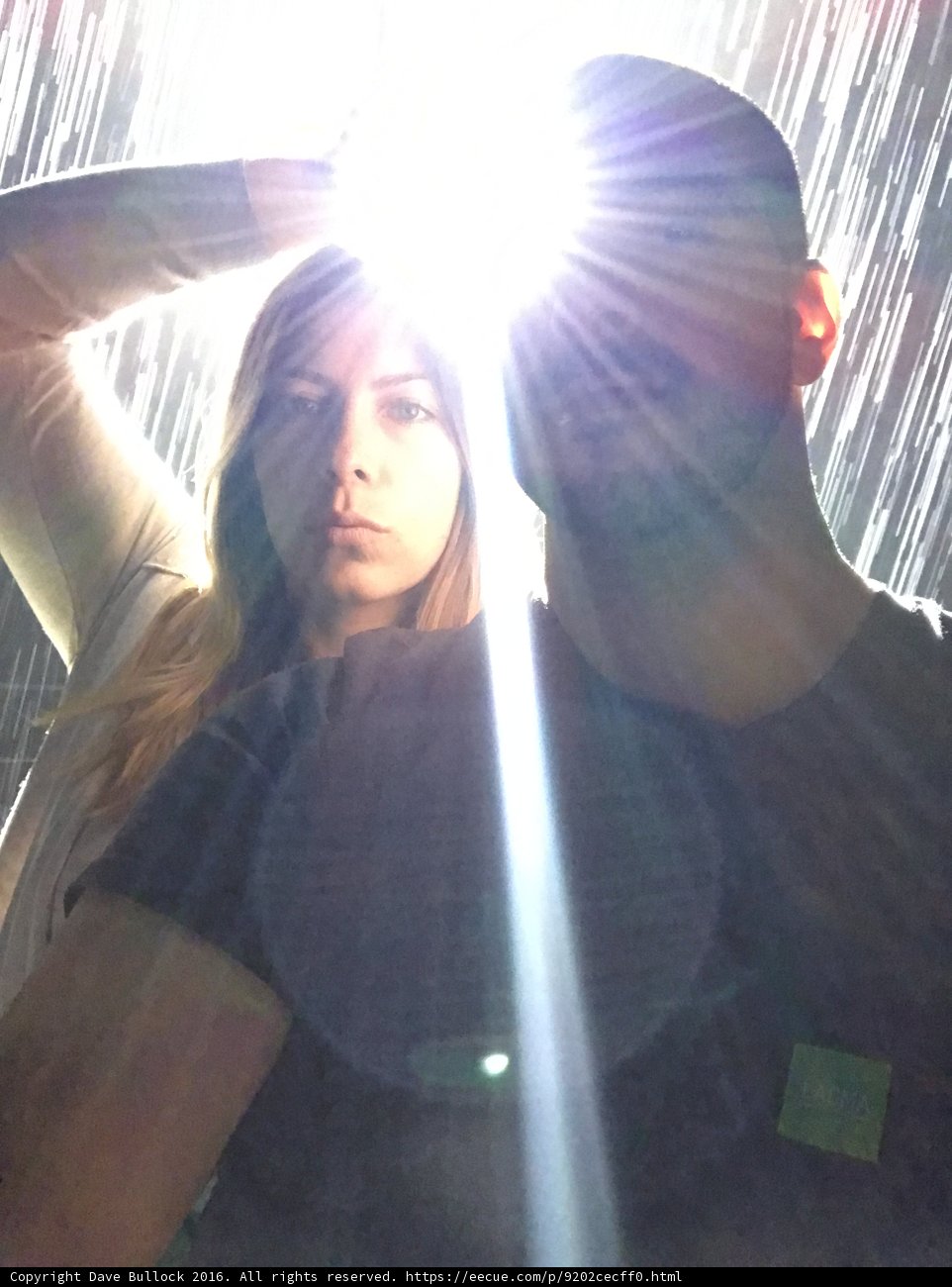 Sun-kissed Couple at LACMA