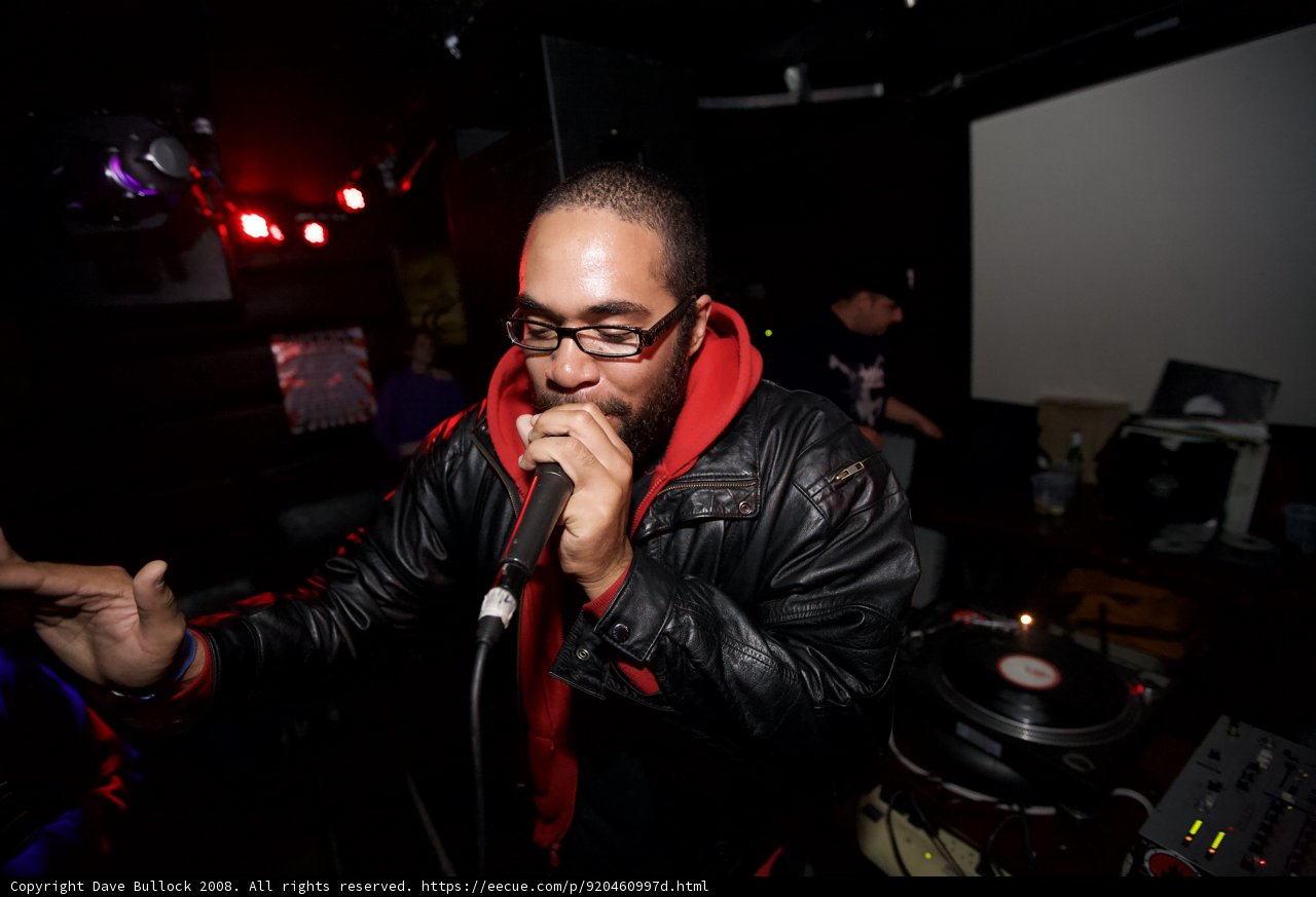 Red Jacket and Microphone