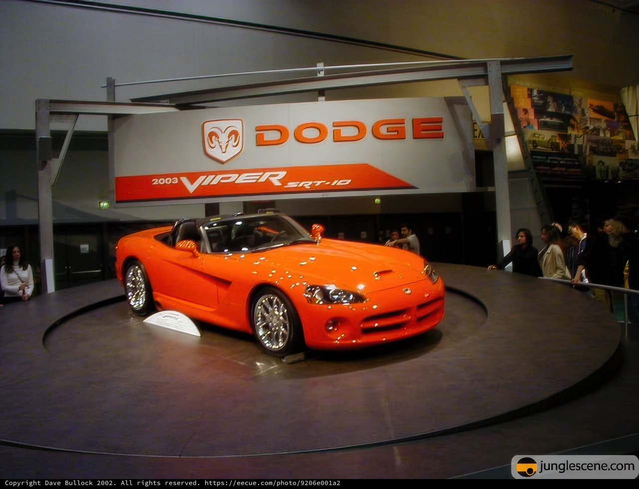 The Sleek and Powerful Dodge Viper on Display at the Auto Show