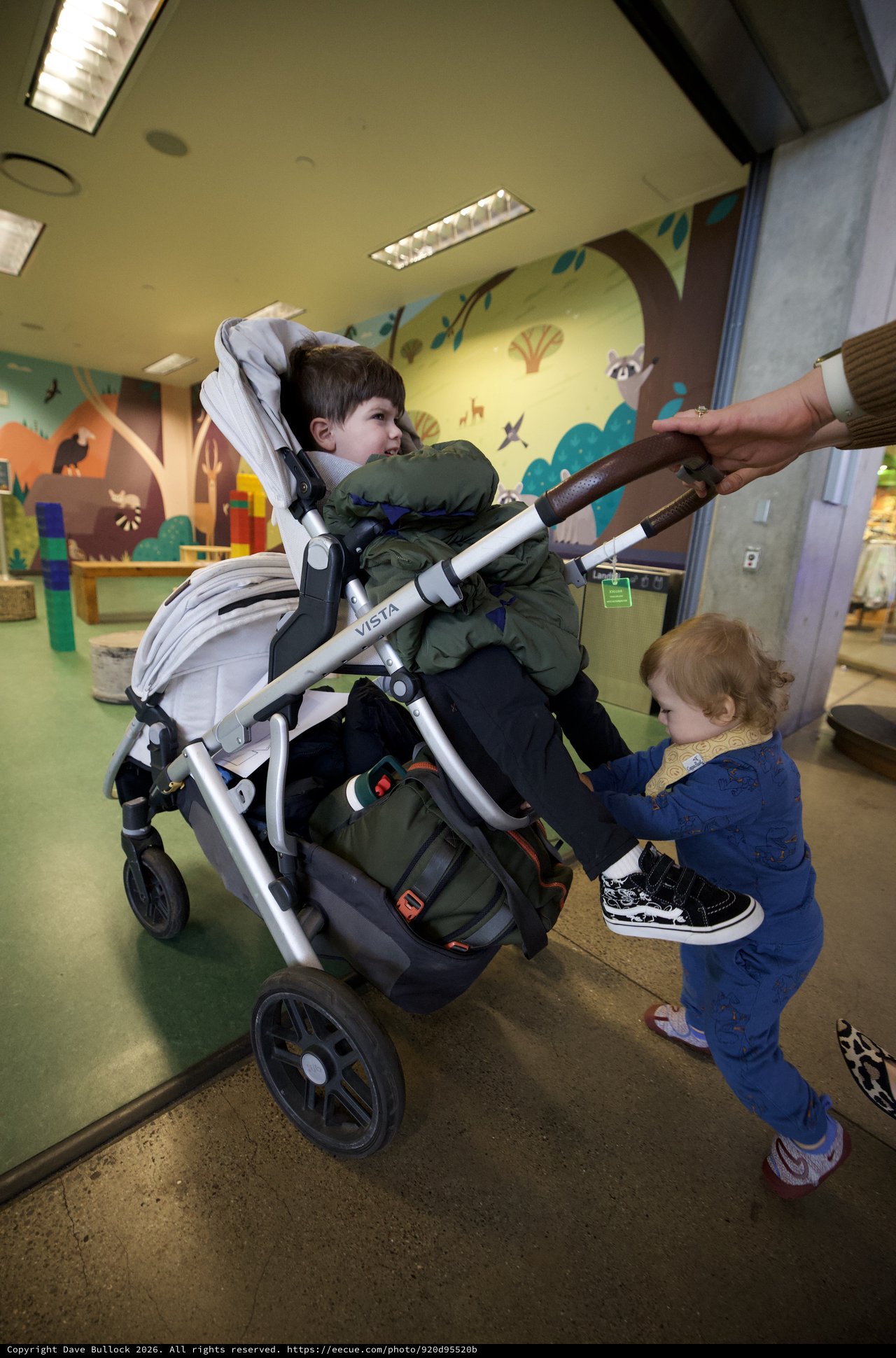 Child in Specialized Stroller at Children's Therapy Center