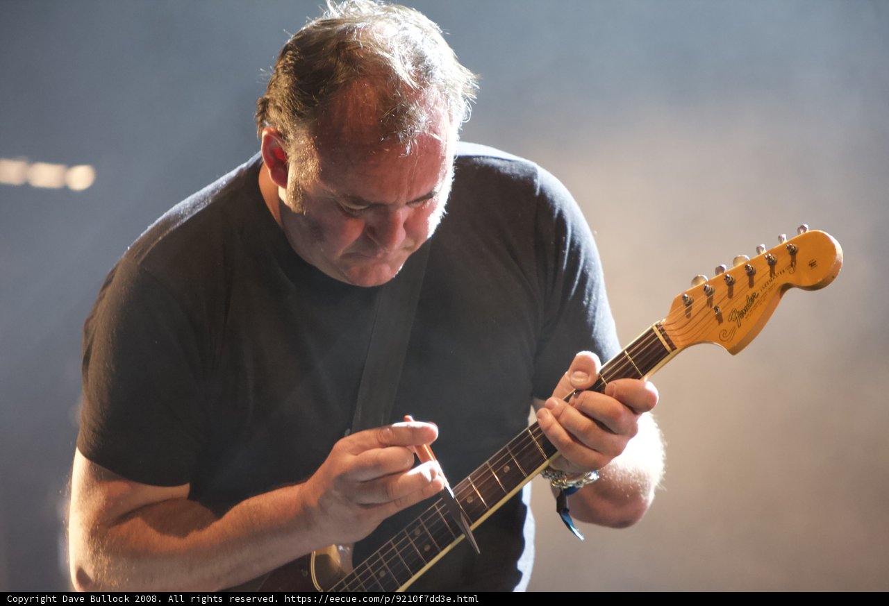 Electric Guitar Soloist Takes the Stage