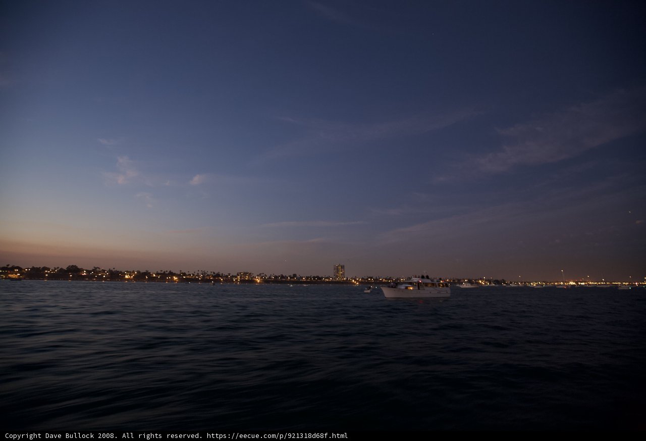 Sailboat at Dusk