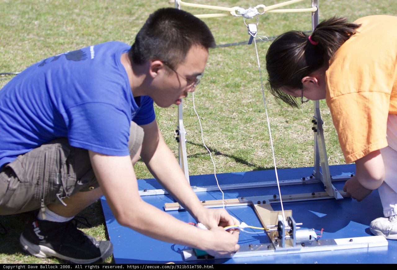 Building a Model Airplane Outdoors