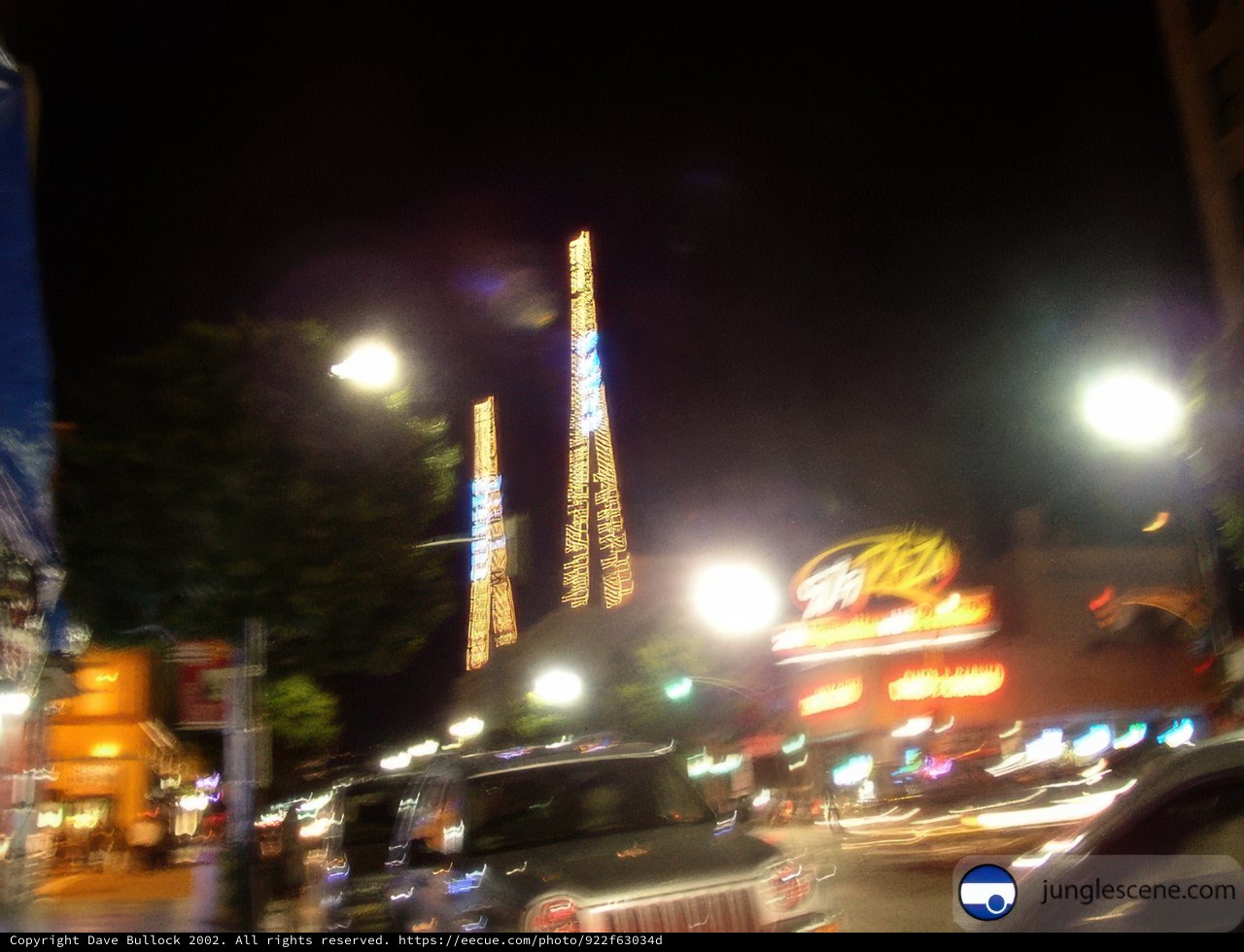 Night Lights in the City That Never Sleeps