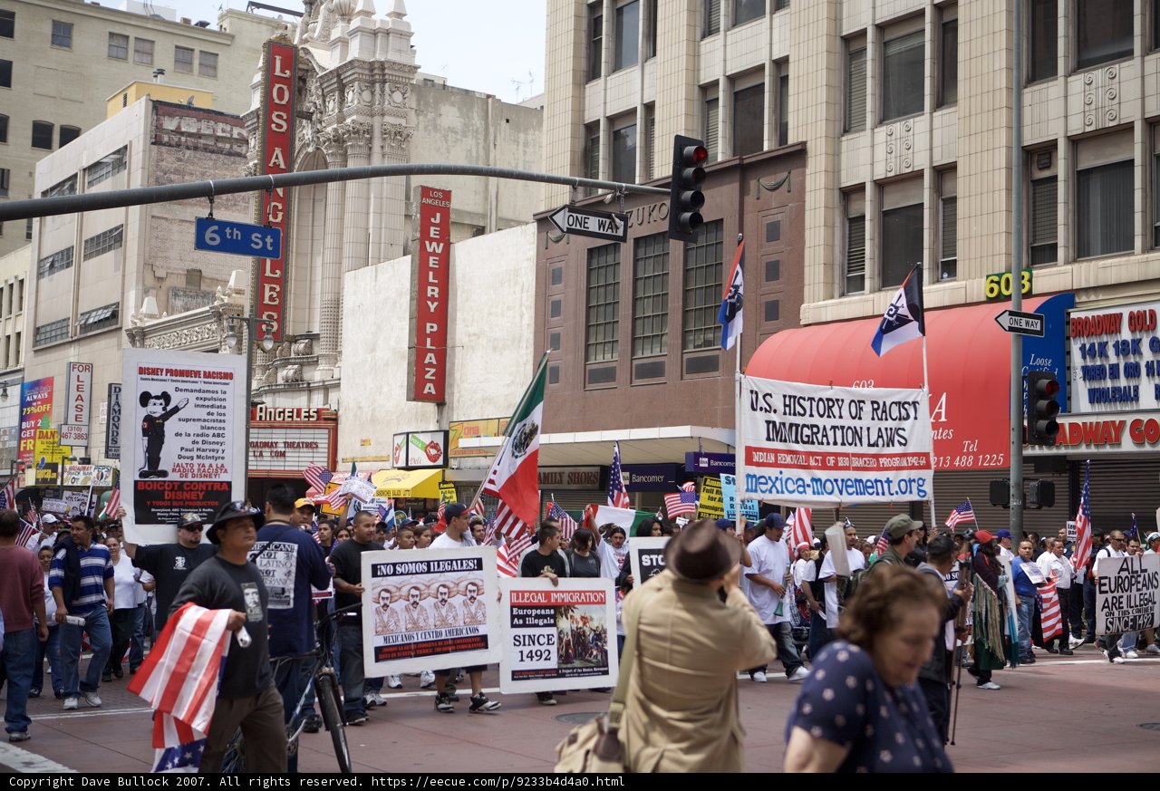 The Great American Boycott Protest Crowd