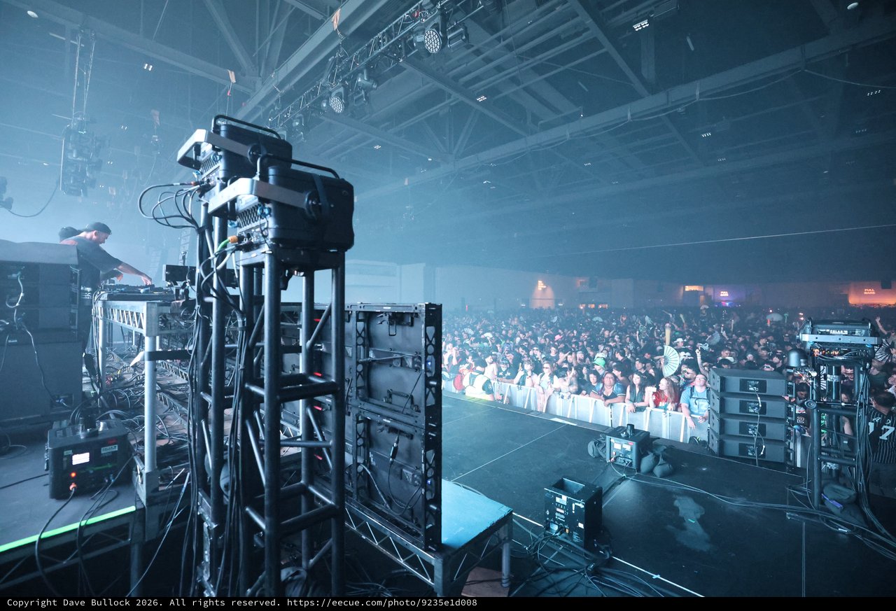 Stage-Side View of Massive Wobbleland 2026 Crowd