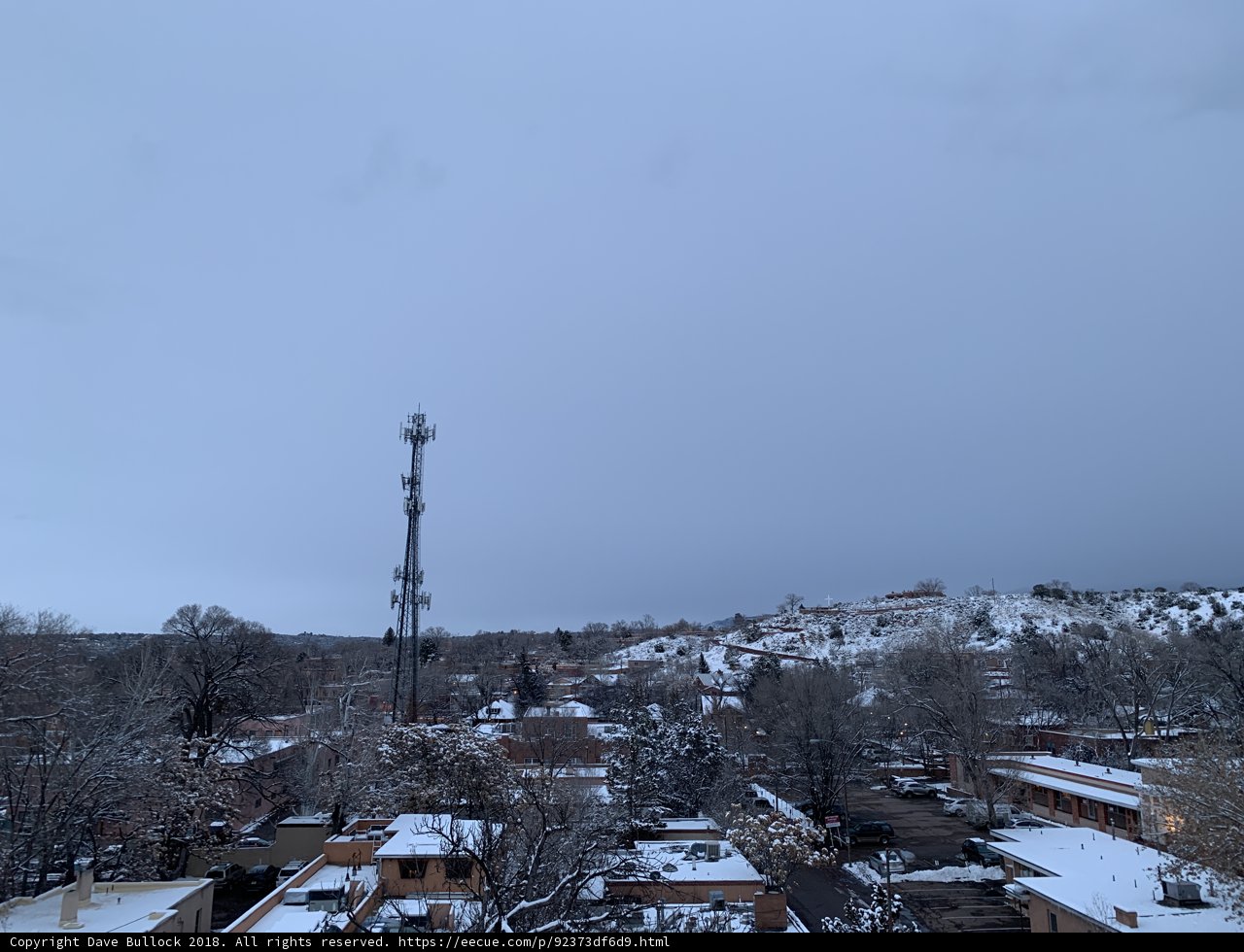 Towering Over a Winter Wonderland