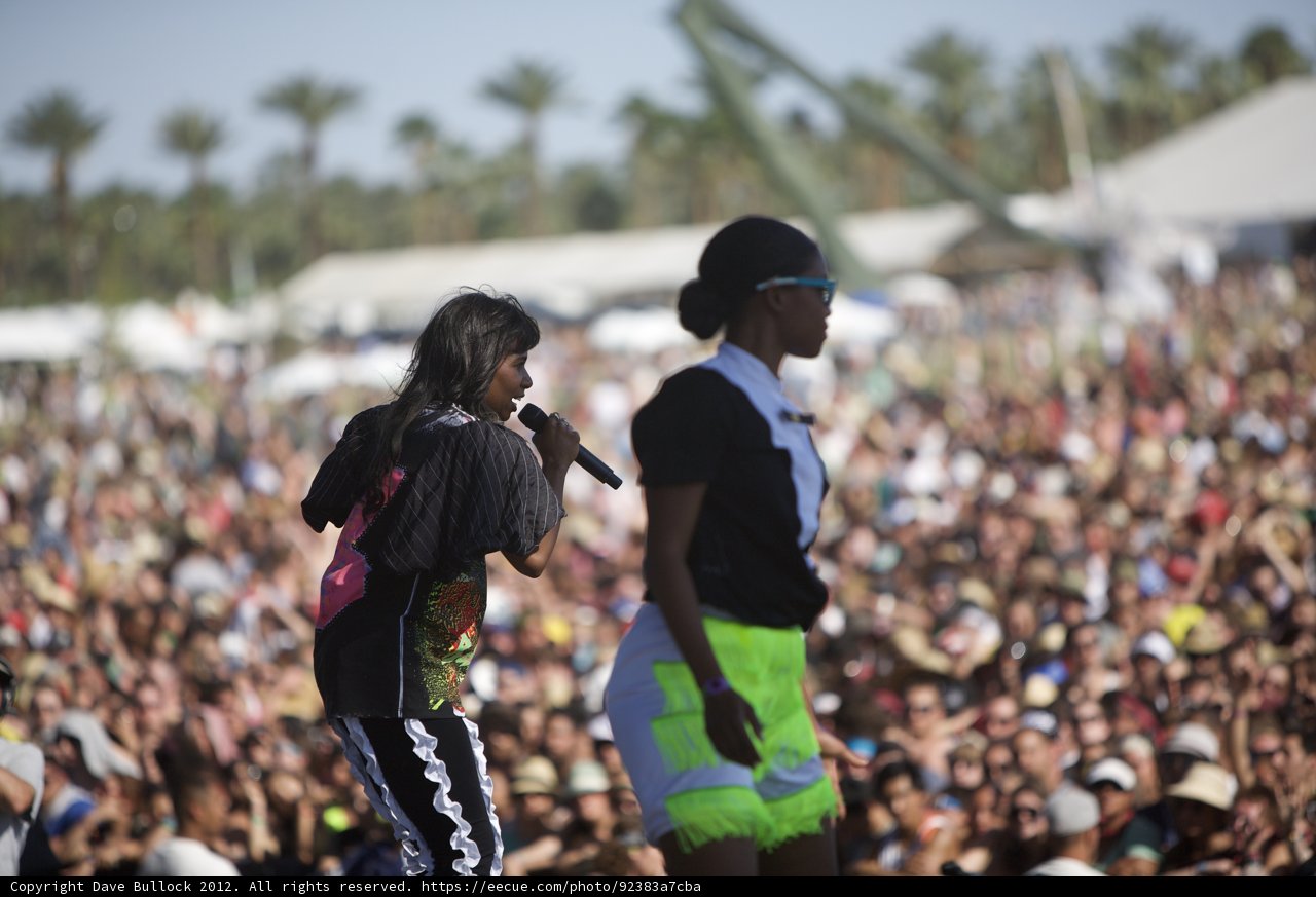 Neon Duo Takes Over Coachella Stage