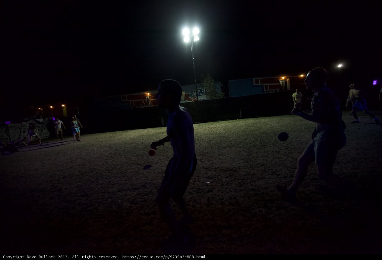 Nighttime Frisbee Fun