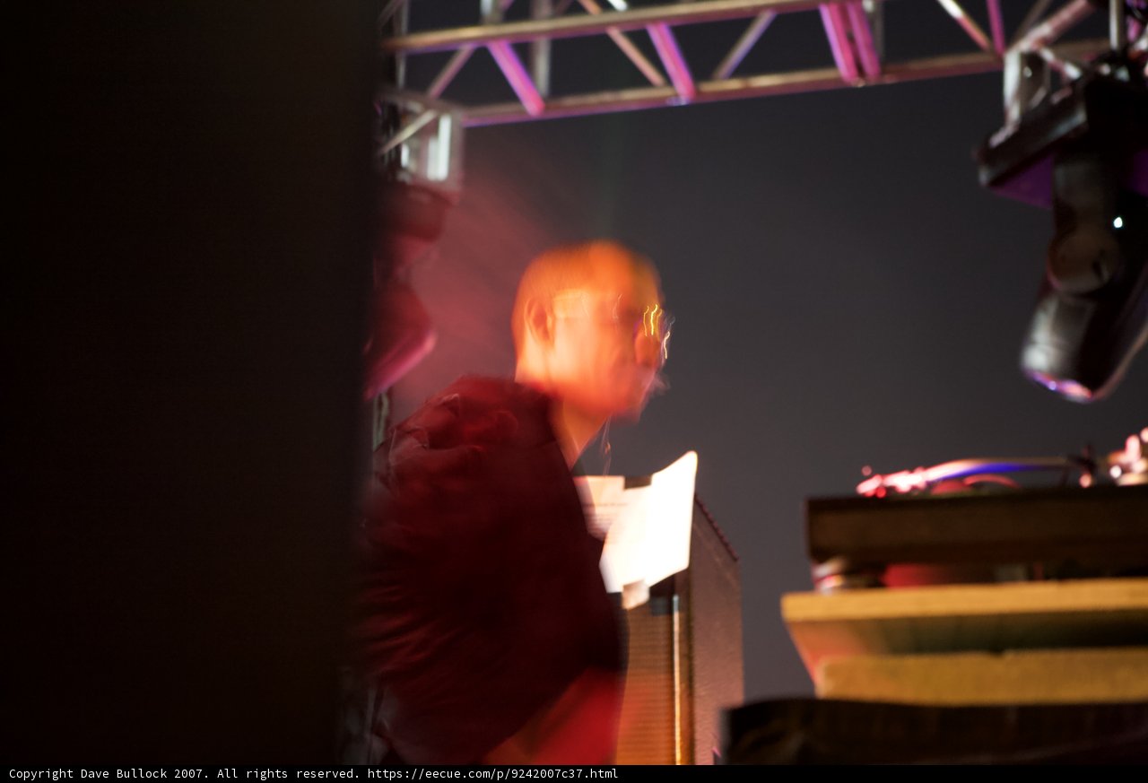 Red-shirted Man Takes Center Stage
