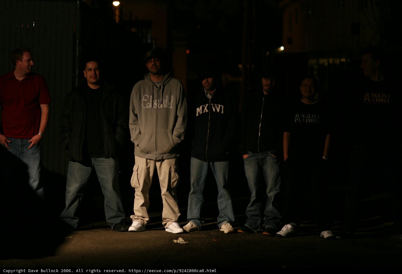 Group of People in the Dark