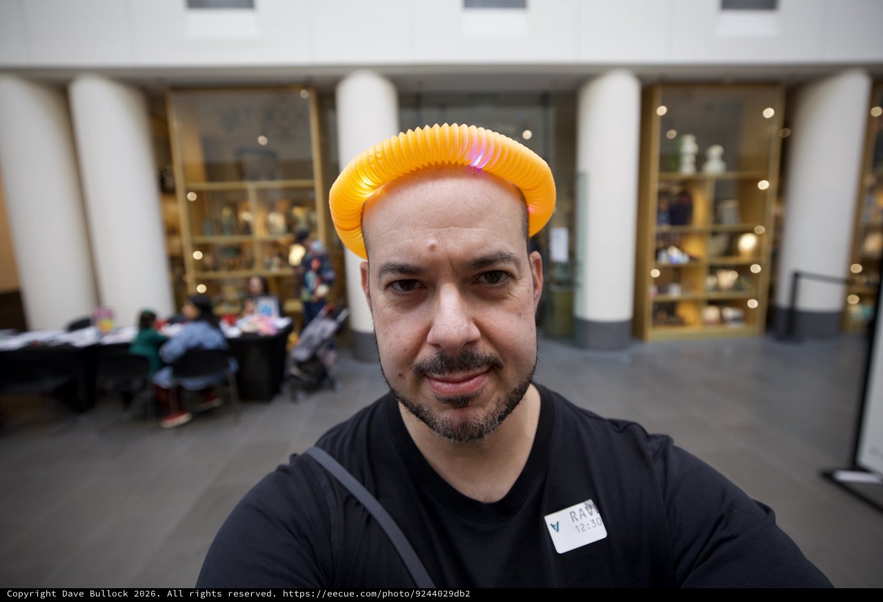 Selfie at Baby Rave Event in Museum