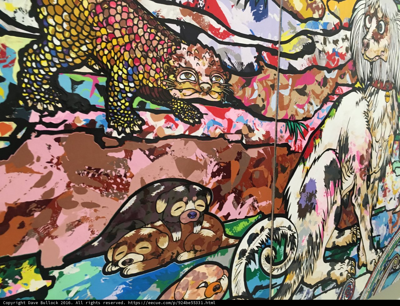 Wild and Colorful Mural