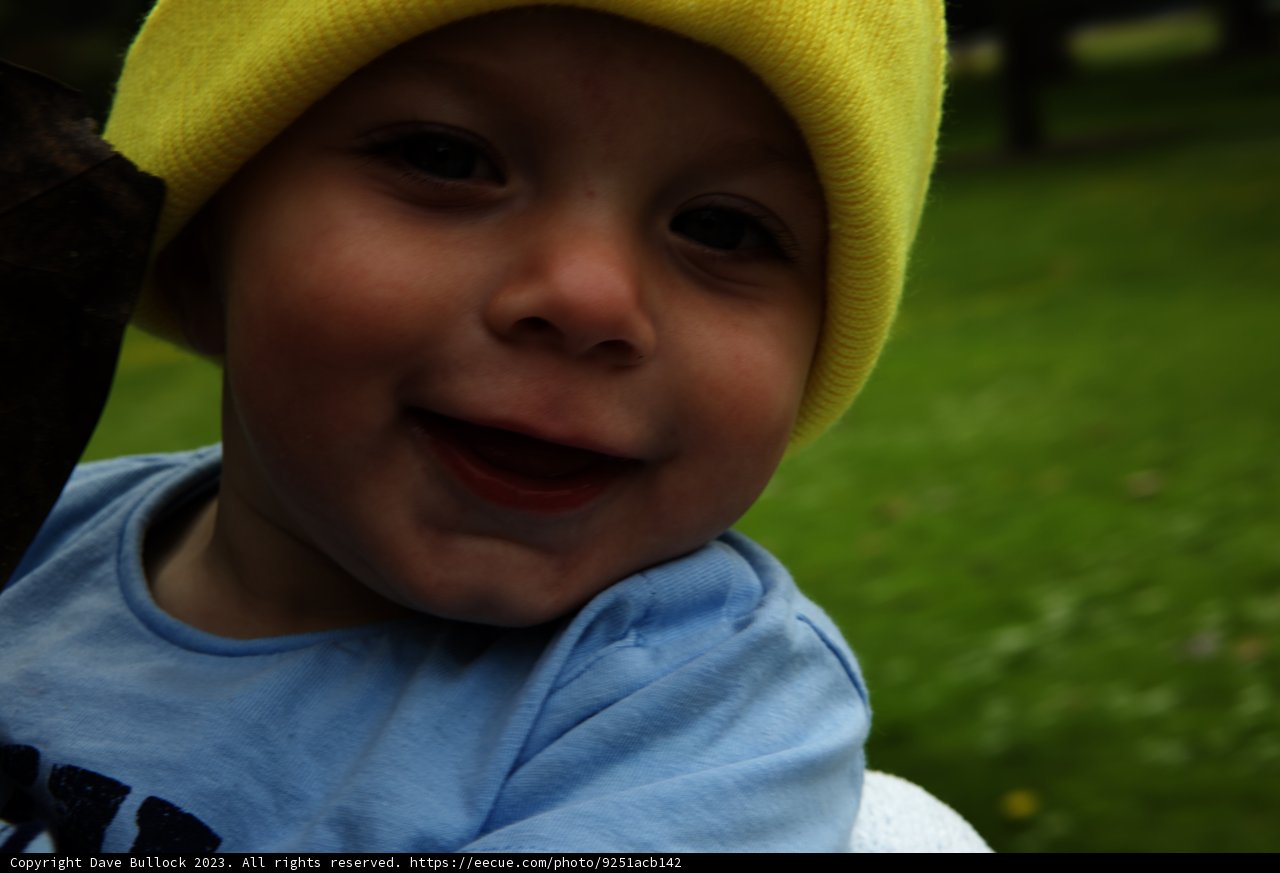 Radiant Smile in the Garden