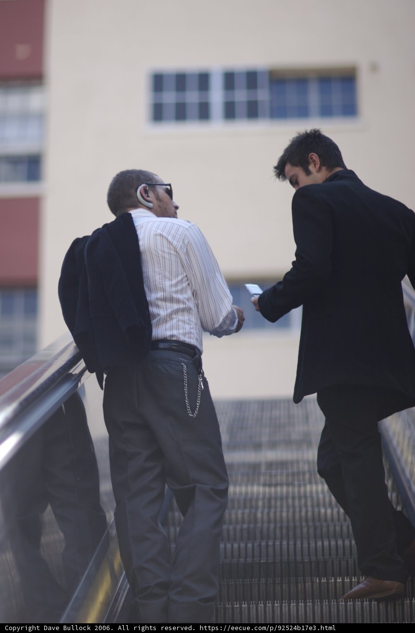 Elegant Escalator Descent