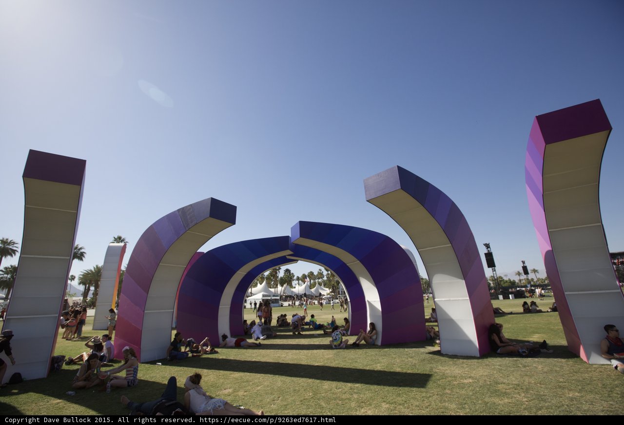 Colorful Sculptures on the Grass