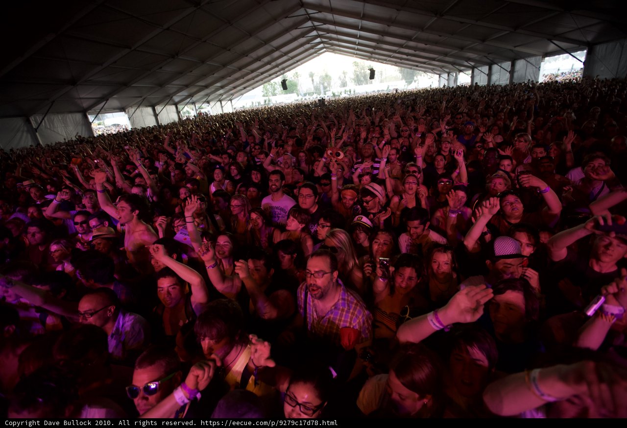 Urban Crowd at Coachella Concert